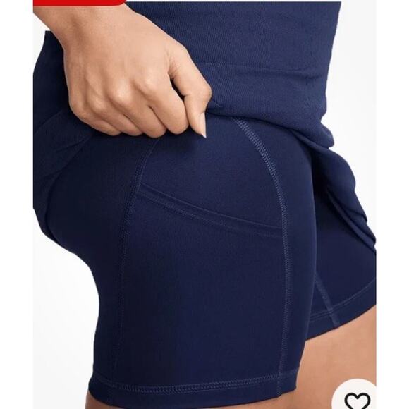 Nike Women's Golf Skort Sz S Navy NWT Dri-FIT UV Tour Pickleball Tennis $85 - Picture 2 of 7